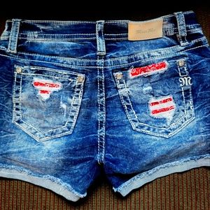 Womens miss me shorts